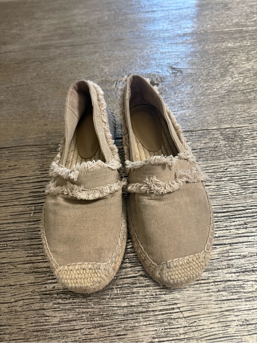 Joie Vivienne Frayed Edges Espadrilles size 37 used